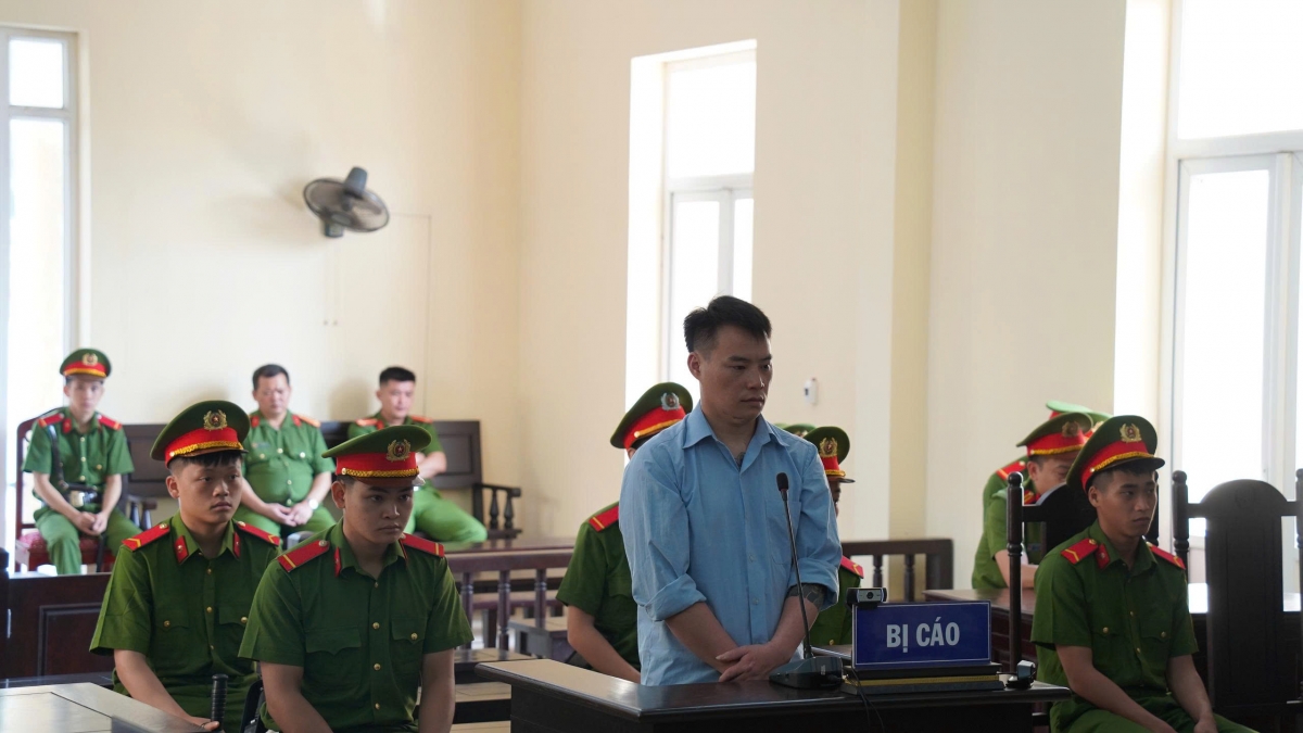 Đối tượng Vàng Thanh Sá tại phiên xét xử