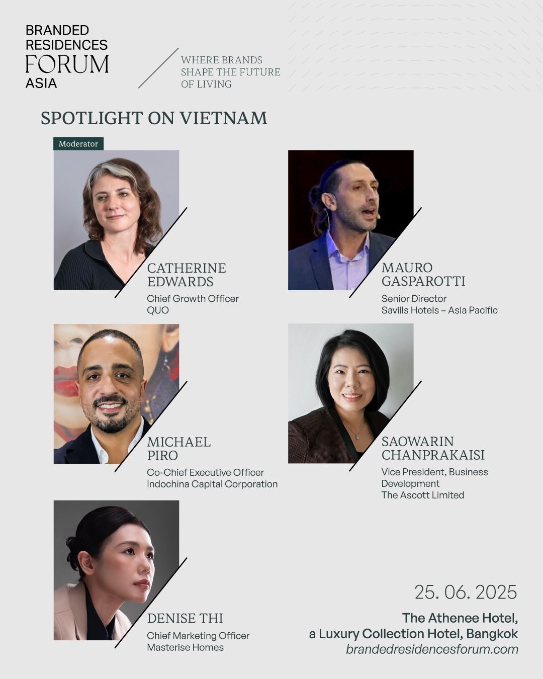 Bà Thi Anh Đào, giám đốc khối Marketing Masterise Group sẽ đại diện Masterise Homes tham gia phiên thảo luận “Spotlight on Vietnam” tại Branded Residences Forum Asia 2025