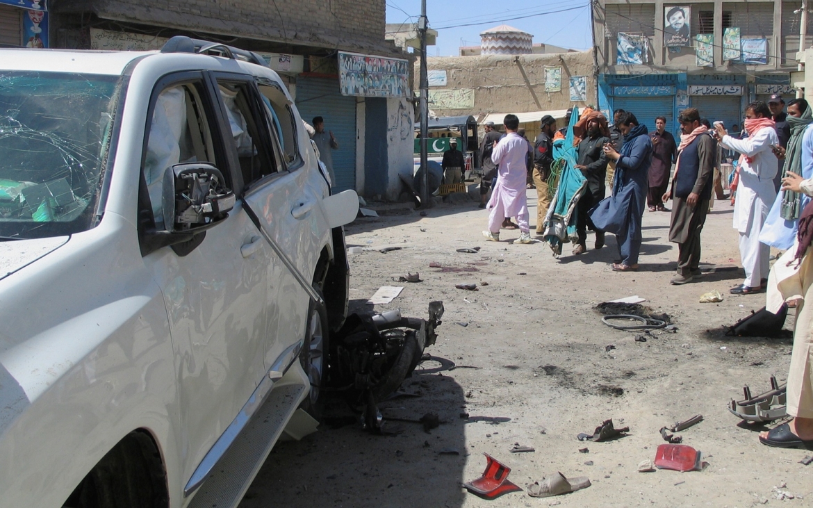 Một vụ đánh bom liều chết ở Pakistan trước đây. Ảnh: Reuters.