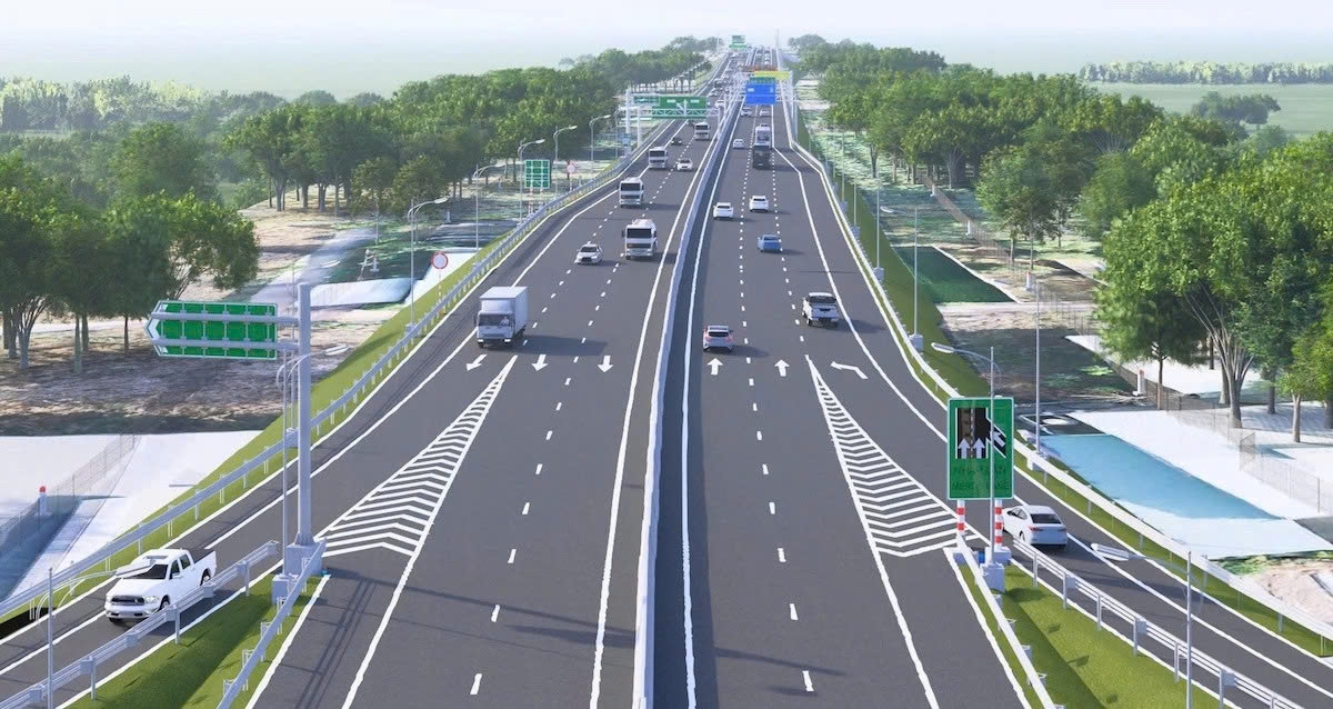 Thiết kế Vành đai 4 qua Bình Dương. Ảnh: Chủ đầu tư