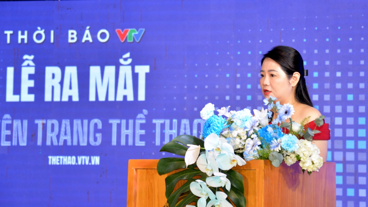 Bà Vũ Thanh Thủy, Tổng Biên tập Thời báo VTV.
