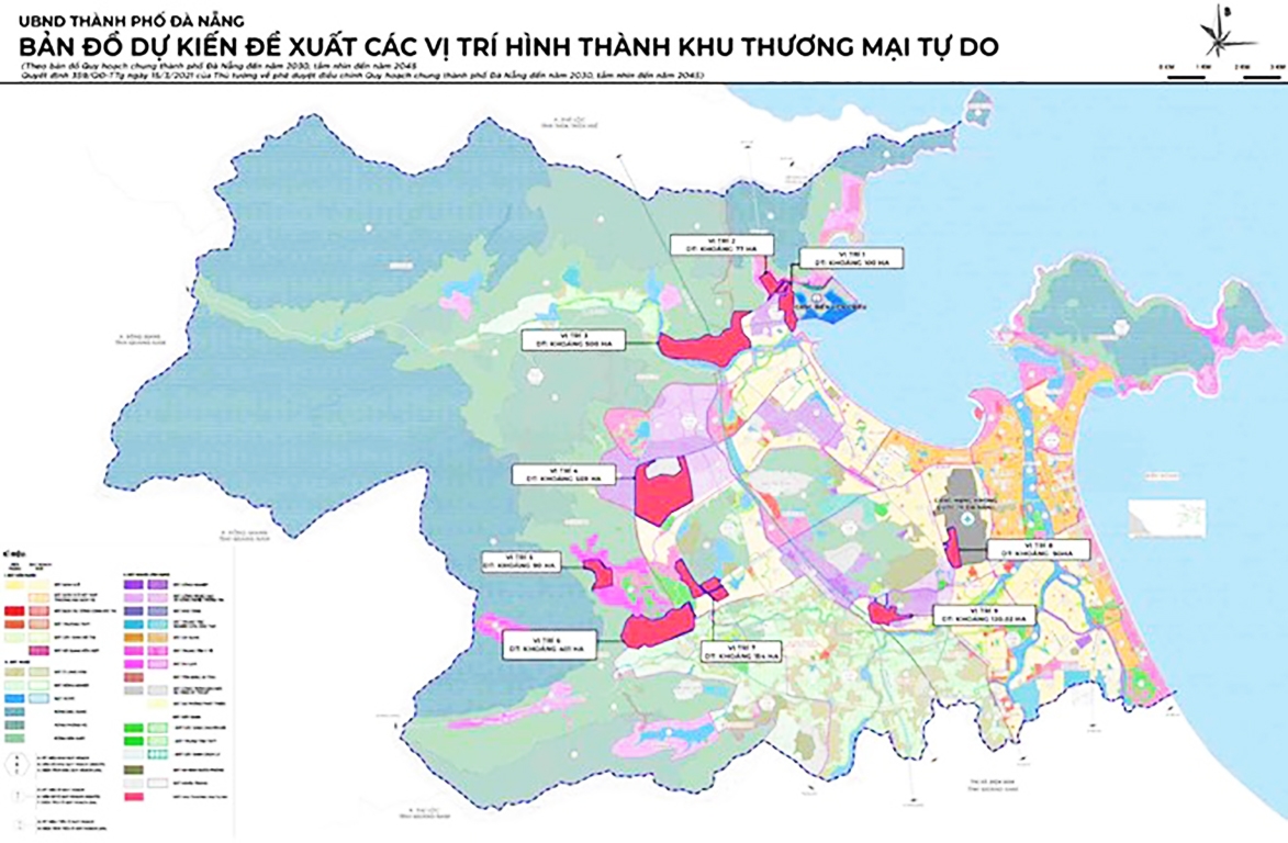 Phối cảnh Khu Thương mại tự do thành phố Đà Nẵng