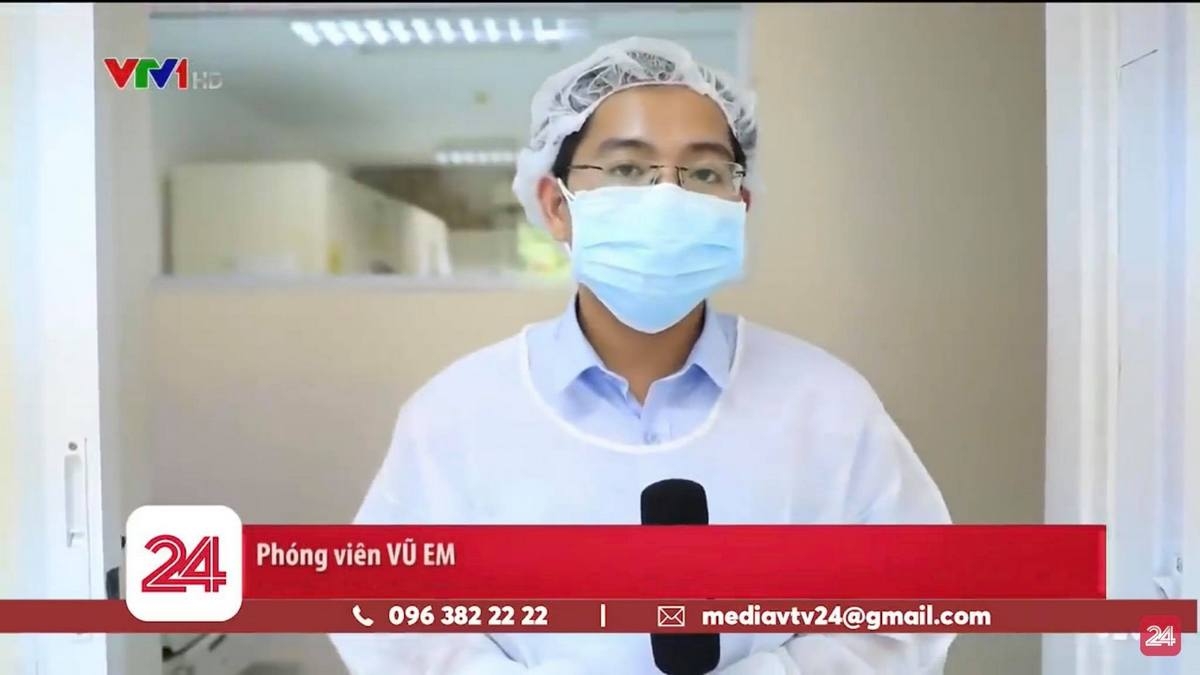 Phóng viên Vũ Em dẫn hiện trường thì điểm nóng COVID