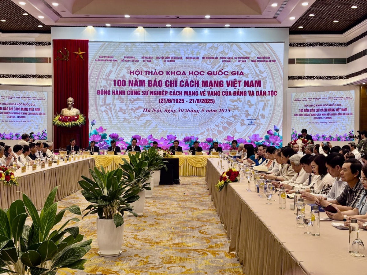 Hội thảo khoa học quốc gia “100 năm Báo chí cách mạng Việt Nam đồng hành cùng sự nghiệp vẻ vang của Đảng và dân tộc.