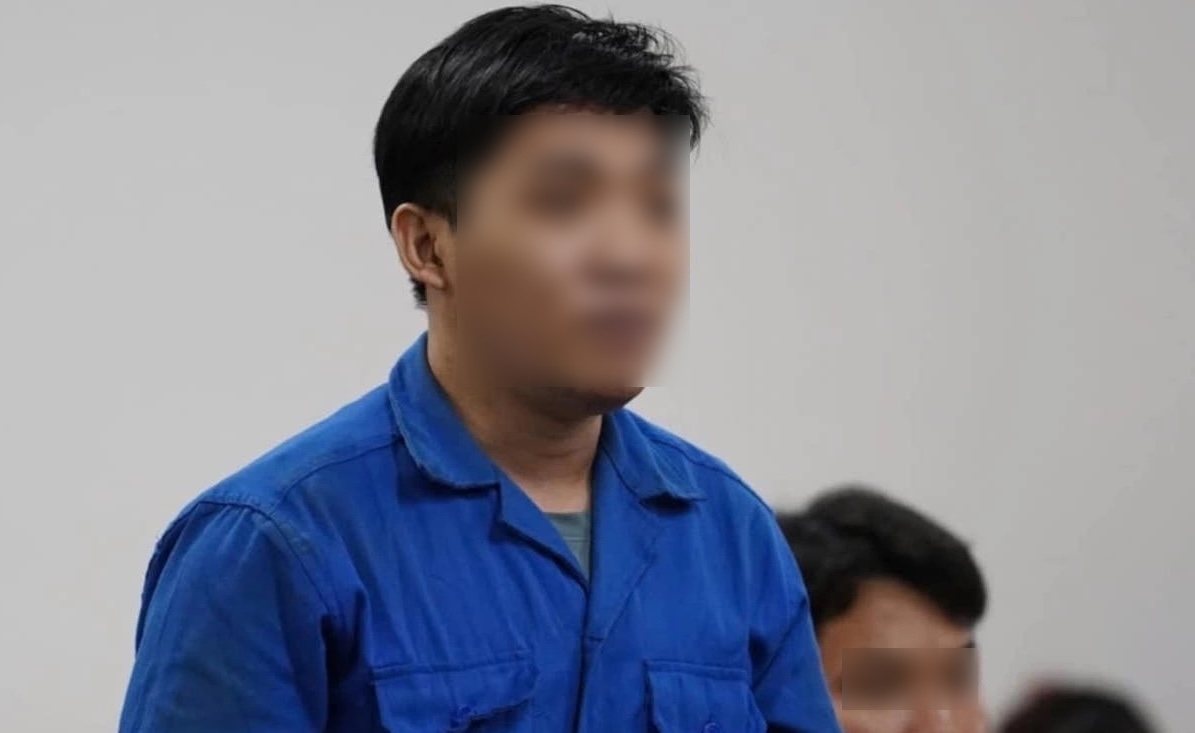 Bị cáo Đỗ Minh Tân tại toà. (Ảnh:Thái Hà)