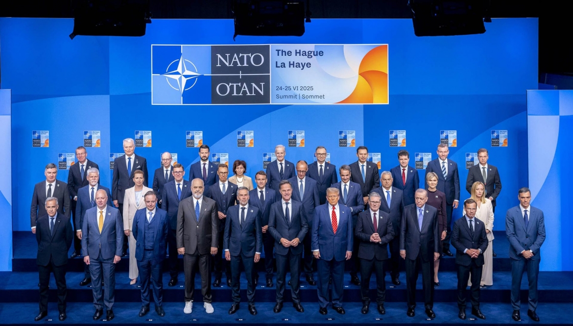 Các nhà lãnh đạo NATO tham dự Hội nghị thượng đỉnh NATO, ngày 25/6/2025, tại The Hague, Hà Lan. (Ảnh: europeanwesternbalkans.com)