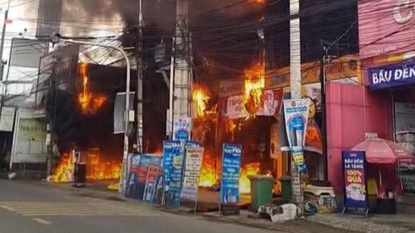 Hiện trường vụ việc (Ảnh: CTV)