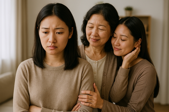 Tôi cưới, bố mẹ cho 3 chỉ vàng, em gái cưới được miếng đất 3 tỷ đồng. (Ảnh minh họa: AI)