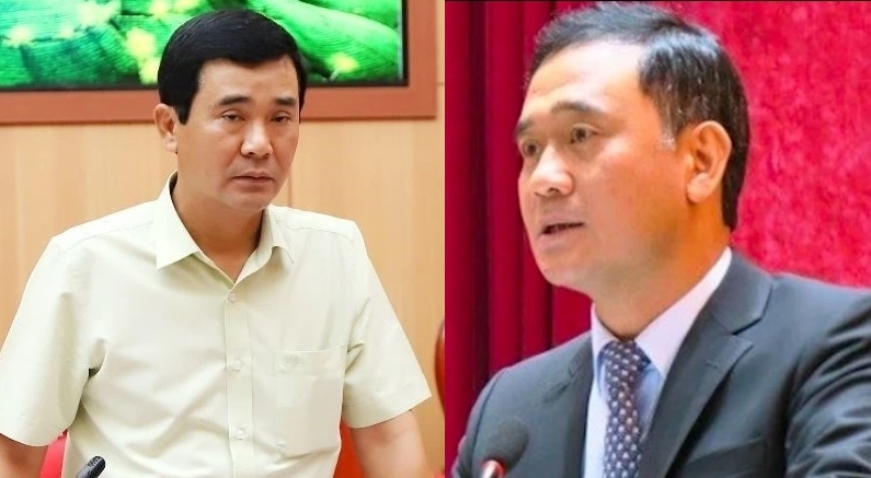 Ông Hồ Đại Dũng (trái) và ông Ngô Ngọc Đức.