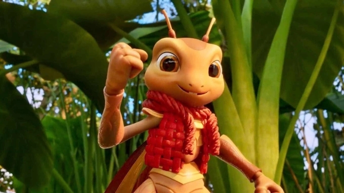 Tạo hình Dế Mèn trong phim.