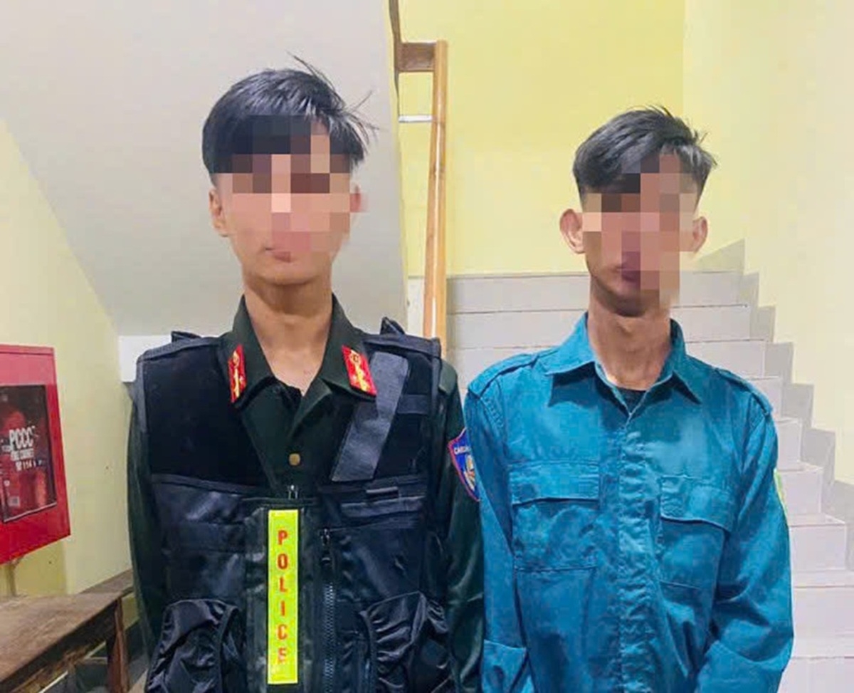 Nguyễn Phạm Hoàng Dương (trái) và Nguyễn Thuận Quý. Ảnh: CABT