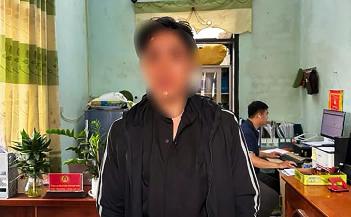 Hà Huy Thành lúc bị bắt