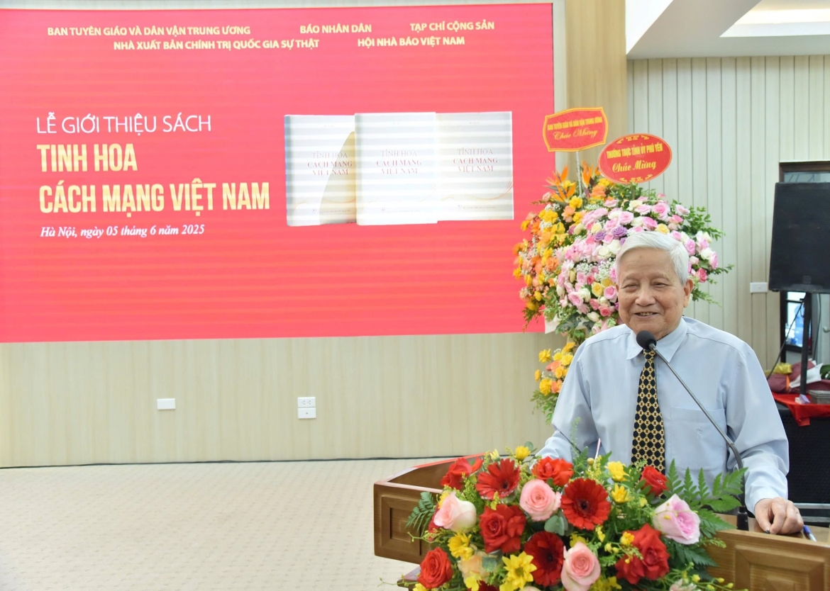 Nhà báo lão thành Hà Đăng chia sẻ về cuốn sách "Tinh hoa cách mạng Việt Nam"
