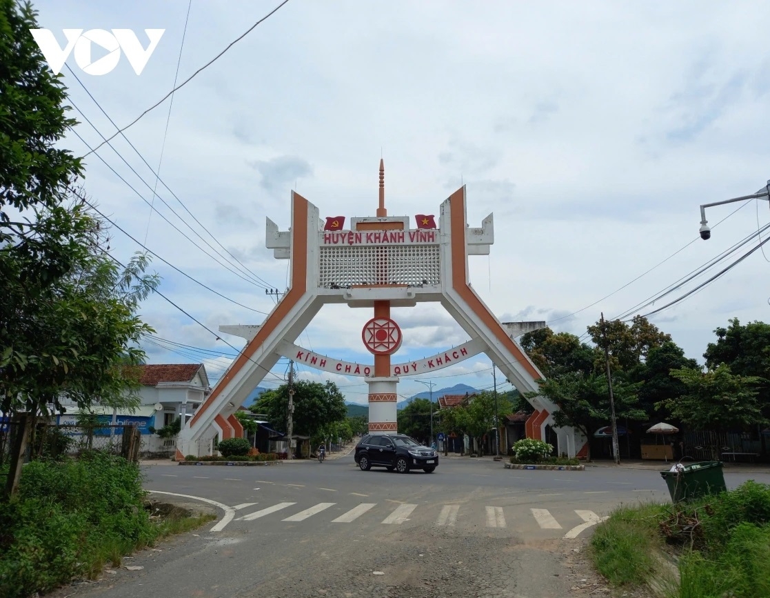 Huyện miền núi Khánh Vĩnh, tỉnh Khánh Hòađược sắp xếp thành 5 xã