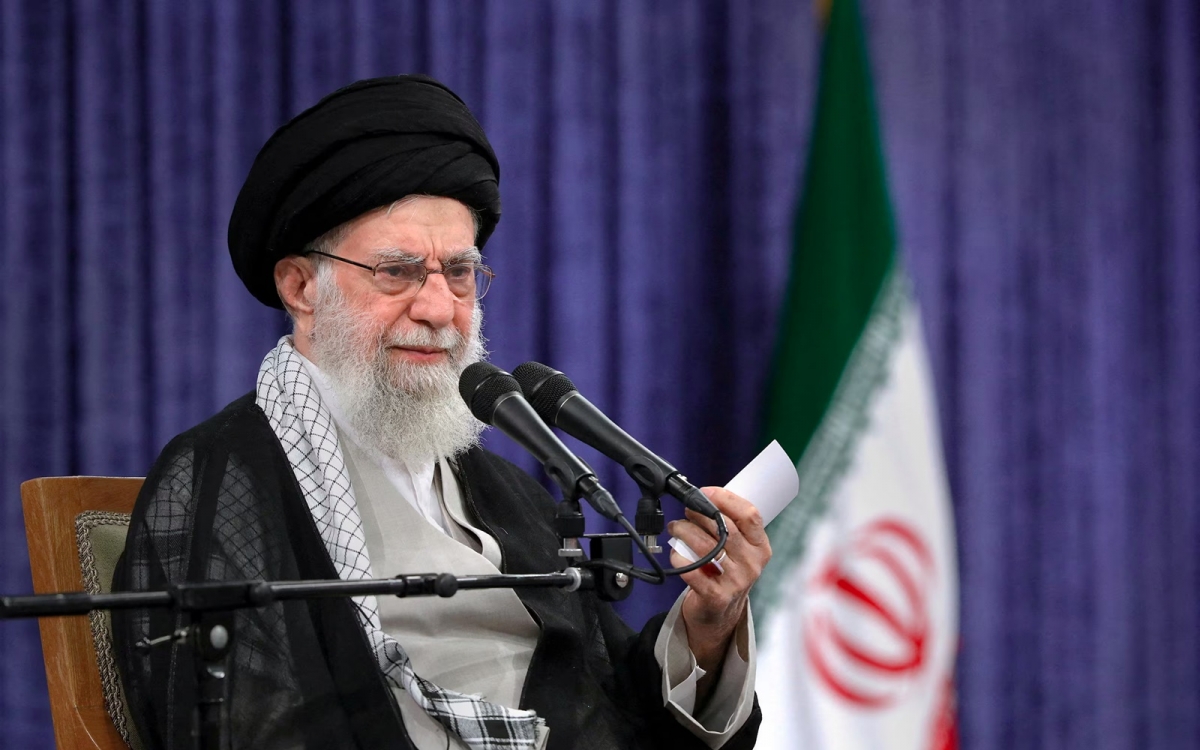 Cố Lãnh tụ tối cao Iran Ali Khamenei. Ảnh: Reuters.