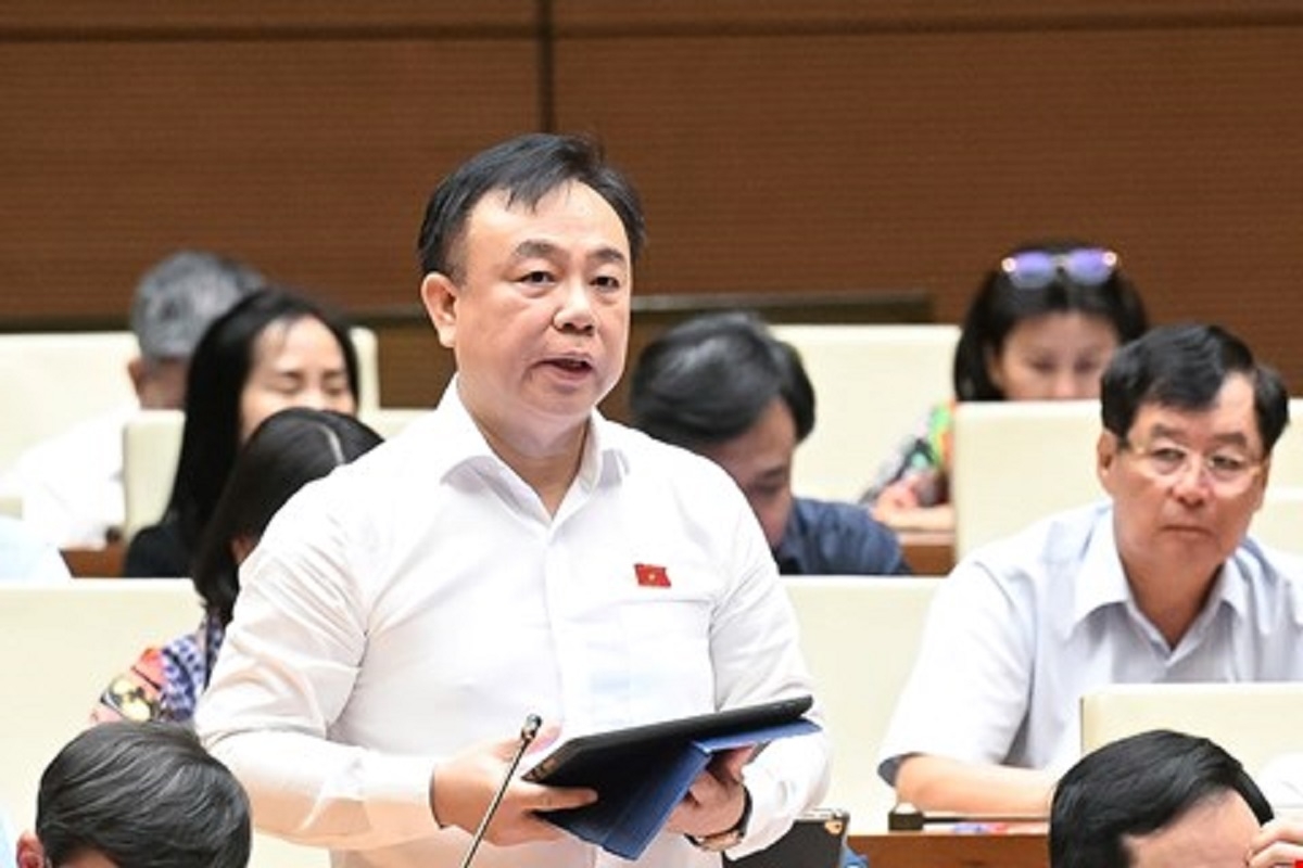 Đại biểu Nguyễn Công Long (Đồng Nai)                 Ảnh: Media Quốc hội