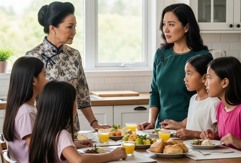 Mẹ chồng luôn khao khát có cháu trai nối dõi tông đường (ảnh minh họa: AI)