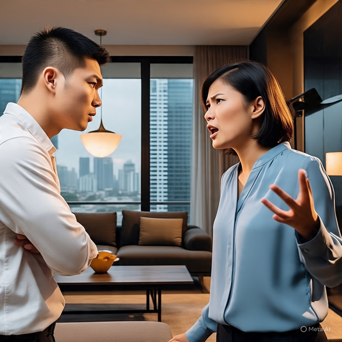 Tất cả những lời lẽ cay độc anh đều trút lên tôi (Ảnh minh họa: AI)