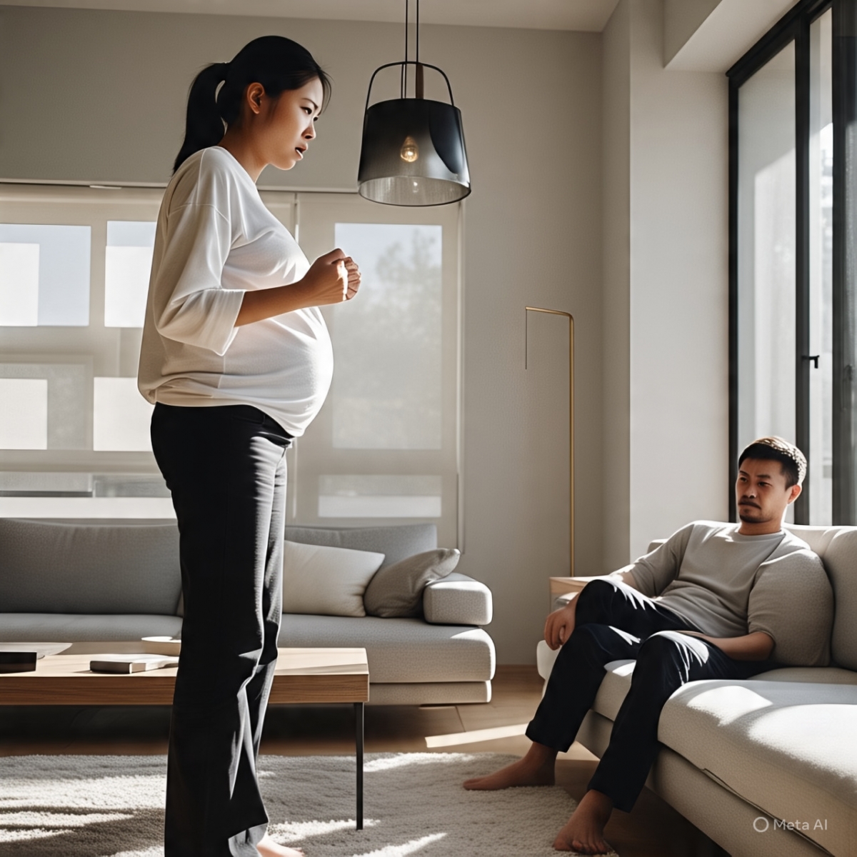 Mỗi lần anh nhắc đến tên người yêu cũ là tôi đã cảm thấy khó chịu, huống chi sau này anh lấy cớ là tên con để gọi. (Ảnh minh họa: AI)