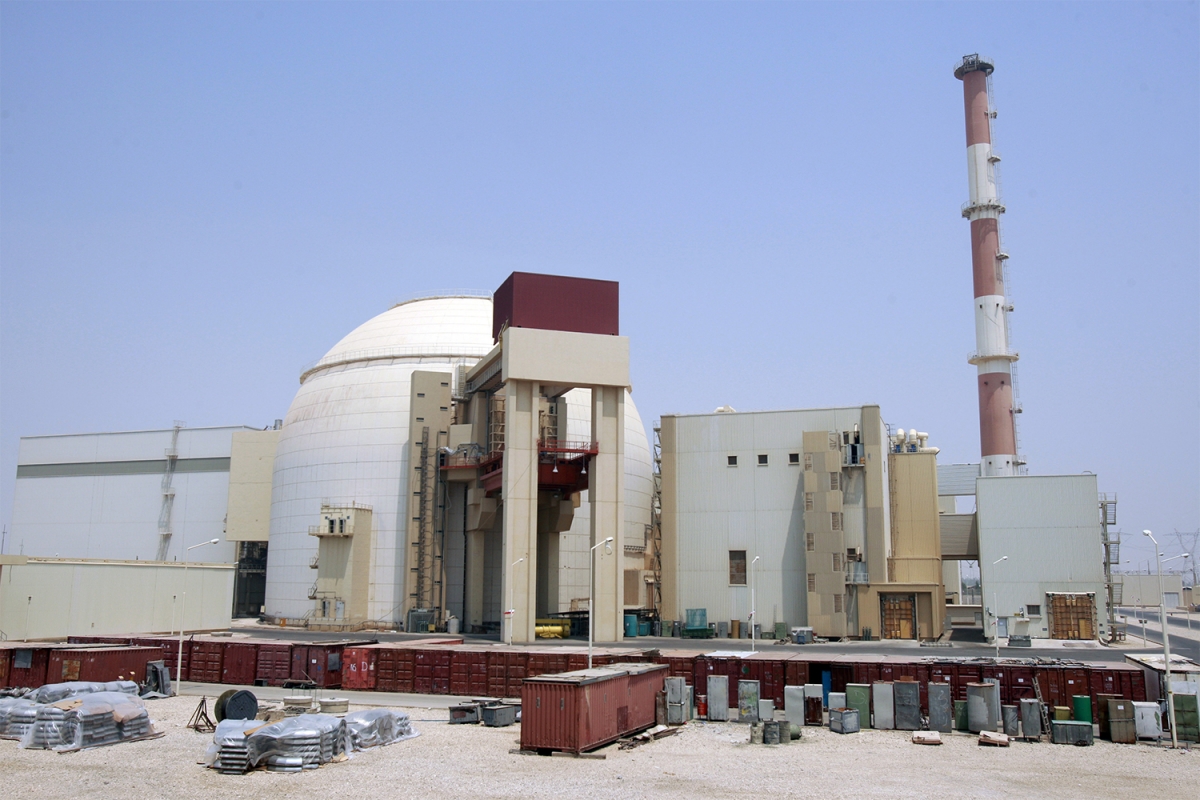 Nhà máy điện hạt nhân Bushehr của Iran. Ảnh: Reuters