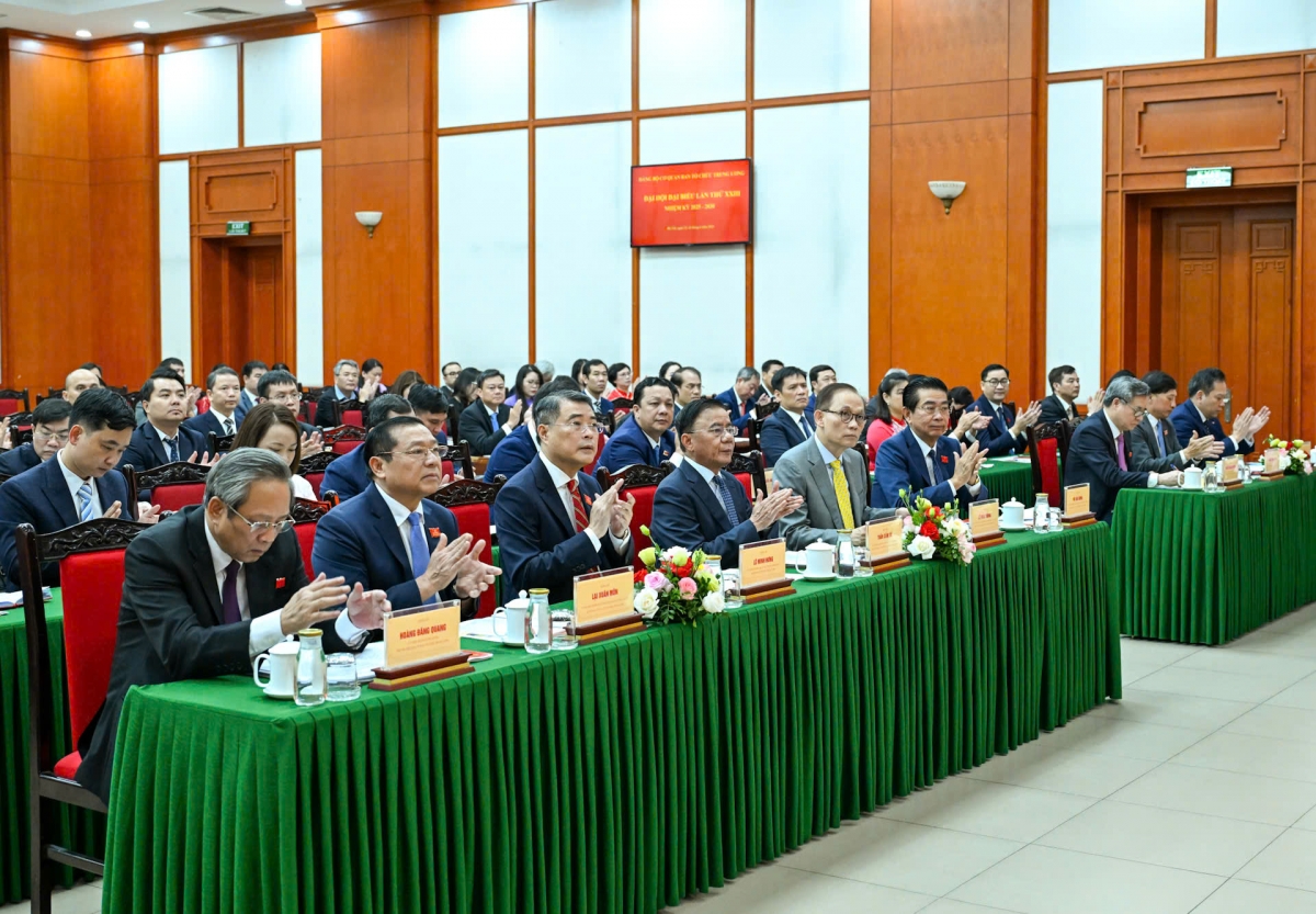 Các đại biểu dự Đại hội Cơ quan Ban Tổ chức Trung ương nhiệm kỳ 2025-2030.