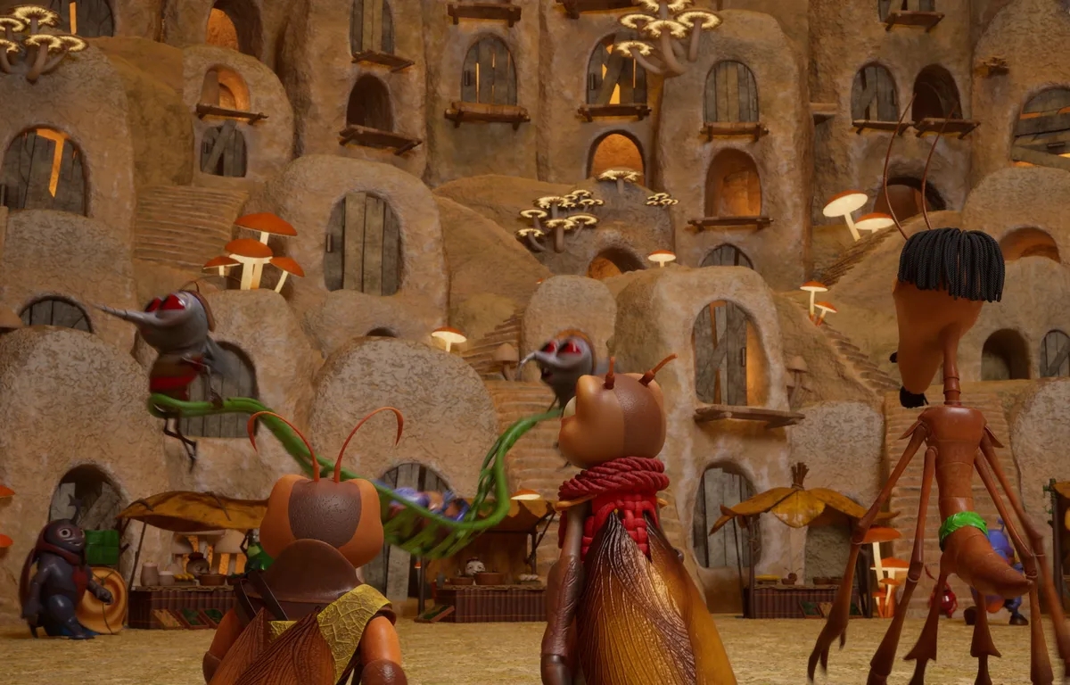 Điểm sáng của “Dế Mèn: Cuộc phiêu lưu tới xóm Lầy Lội” chính là nỗ lực của ê-kíp 100% Việt Nam trong việc xây dựng một thế giới hoạt hình 3D chỉn chu.