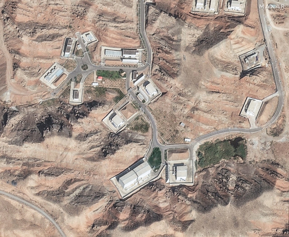 Tổ hợp quân sự Parchin, ngày 11/4/2025. Theo truyền thông Mỹ, Parchin cũng là nơi mà Iran thường tiến hành các thí nghiệm hạt nhân.