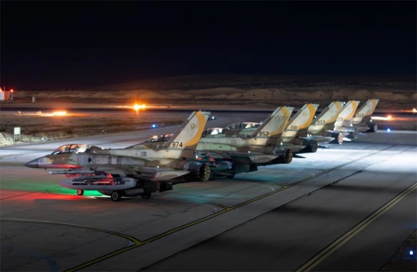 Phi đội F-16 của Israel. (Ảnh: Reuters)