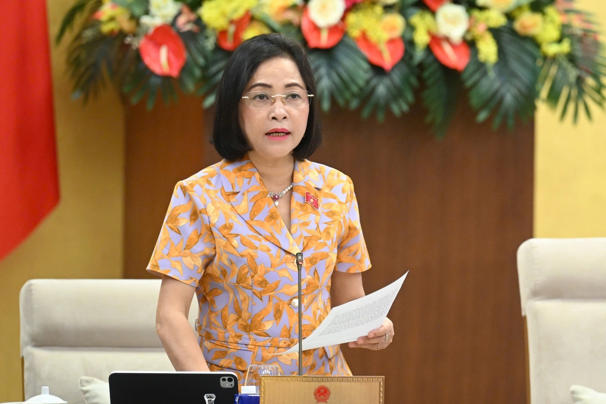 Phó Chủ tịch Quốc hội Nguyễn Thị Thanh. Ảnh: Quốc hội