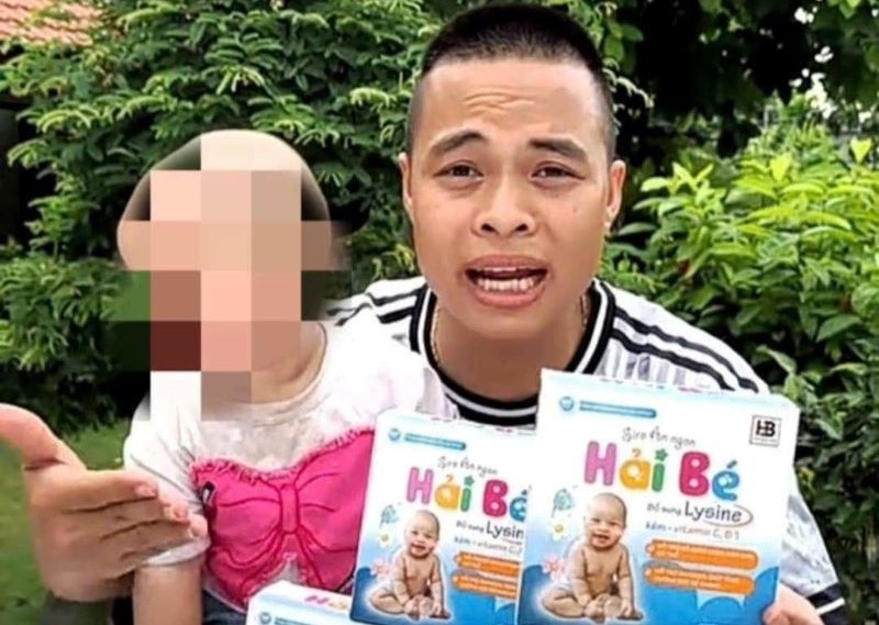 Công dụng của  Siro ăn ngon Hải Bé chỉ đạt dưới 70% so với công bố, Bộ Y tế khuyến cáo không sử dụng (Ảnh mxh)