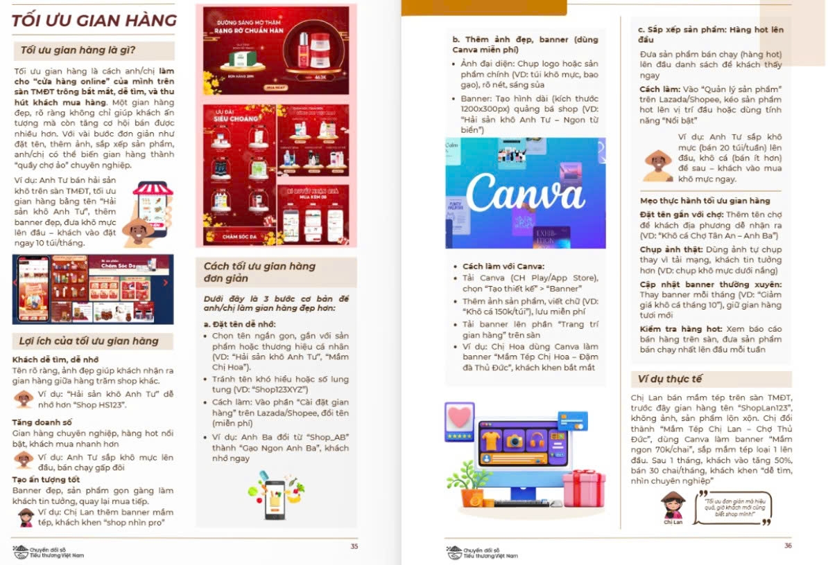 Cuốn Sổ tay hướng dẫn chuyển đổi số tiểu thương chợ truyền thống sẽ được Bộ Công Thương cập nhật liên tục để phù hợp với sự thay đổi của nền tảng công nghệ và hành vi người tiêu dùng