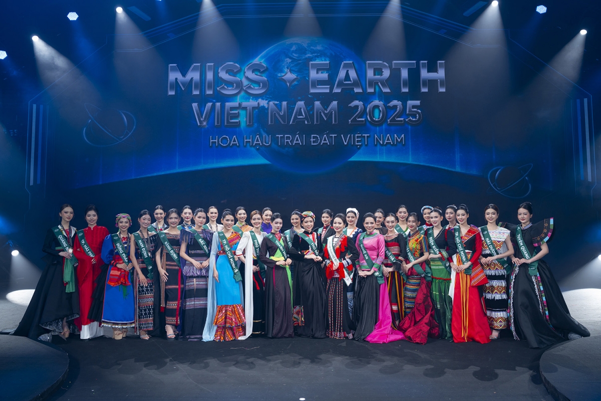 Top 30 Miss Earth Vietnam 2025 sẵn sàng bước vào đêm chung kết diễn ra vào tối 28/6 tại Hải Phòng