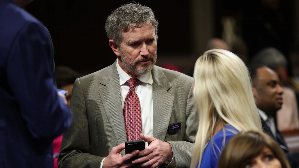 Hạ nghị sĩ đảng Cộng hòa Thomas Massie. Ảnh: Getty