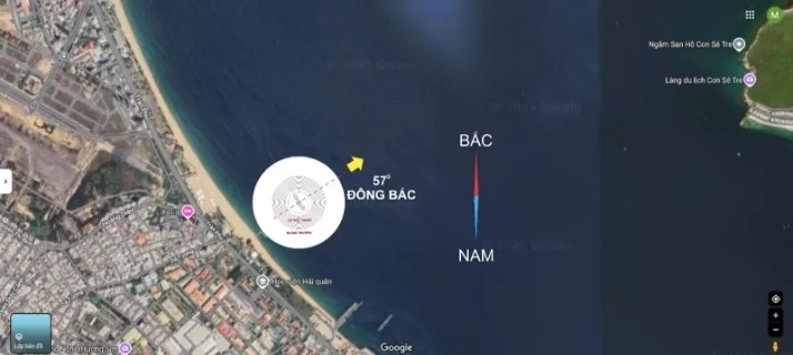 Vị trí của Dự án Tượng đài Quốc mẫu Âu Cơ (Ảnh: HCM57)