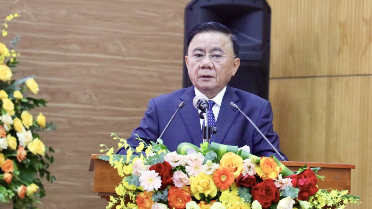 Ông Trần Cẩm Tú, Ủy viên Bộ Chính trị, Thường trực Ban Bí thư, Bí thư Đảng ủy các cơ quan Đảng Trung ương. Ảnh: kinhtetrunguong.vn 