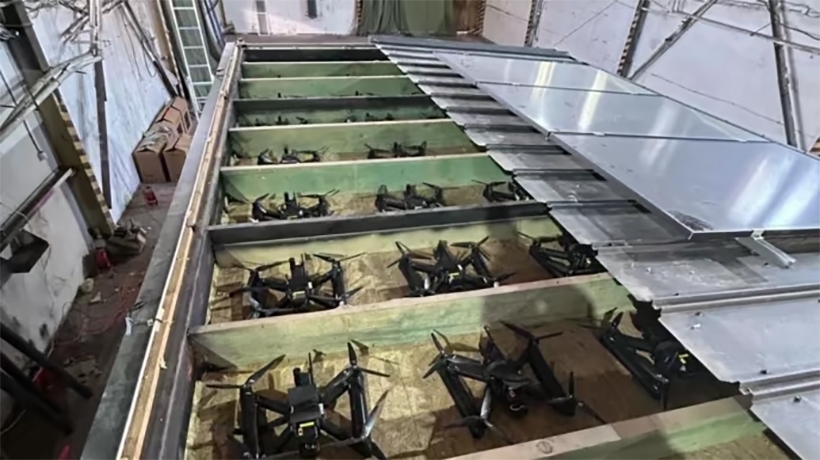 UAV được sử dụng trong chiến dịch Mạng Nhện. Ảnh: SBU