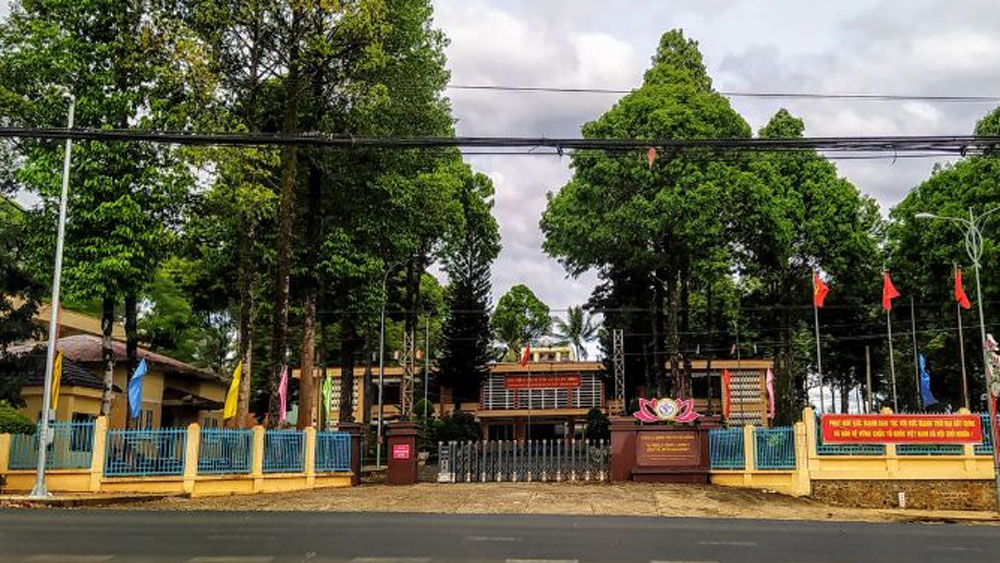 UBND huyện Bù Đăng, nơi ông Nhất công tác 