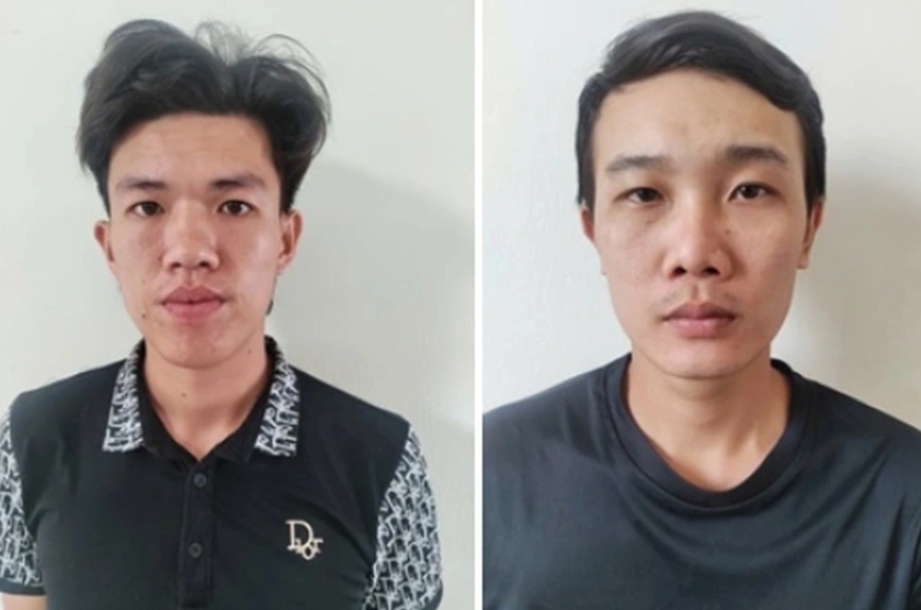 Hai đối tượng Lịnh và Tuấn Em (Ảnh: Công an Cà Mau).