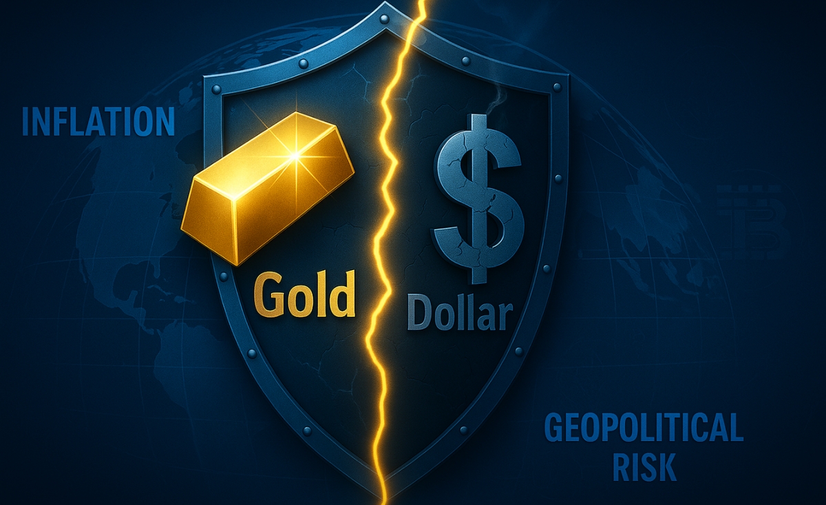 Vị thế của vàng như một tài sản trú ẩn không biến mất. (Ảnh minh họa: Kitco News)