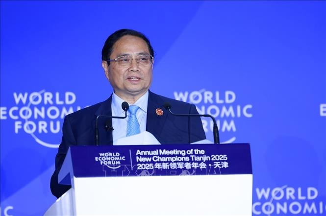 Thủ tướng phát biểu tại phiên thảo luận. (Ảnh: TTXVN)