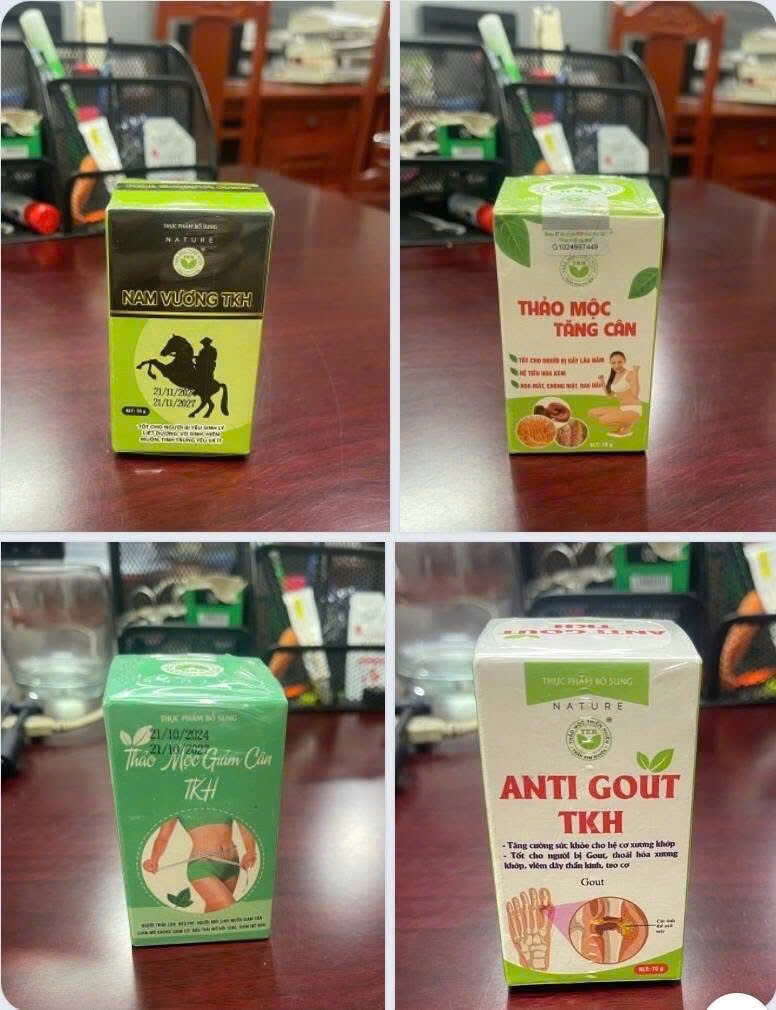 Các loại sản phẩm chức năng giả đã bán ra thị trường
