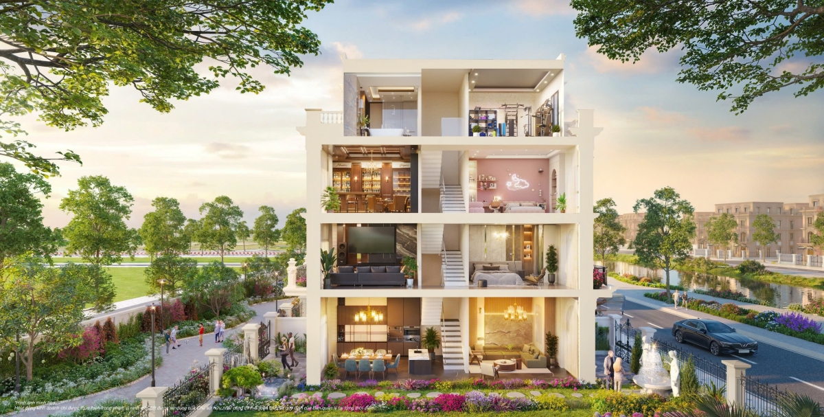 Biệt thự Bình Minh - Thiết kế tối ưu cho gia đình đa thế hệ