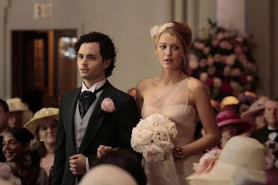 Blake Lively và Penn Badgley trong phim Gossip Girl