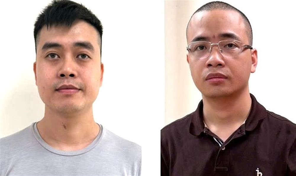 Hoàng Quang Thịnh (trái) và La Khắc Minh