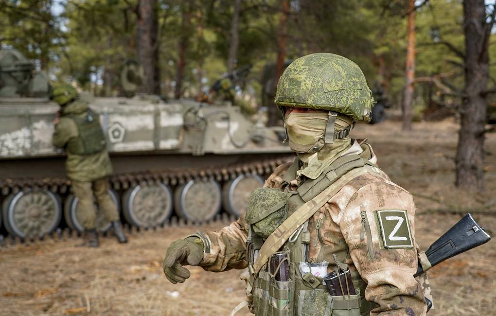 Binh sỹ Nga trên chiến trường. Ảnh: TASS