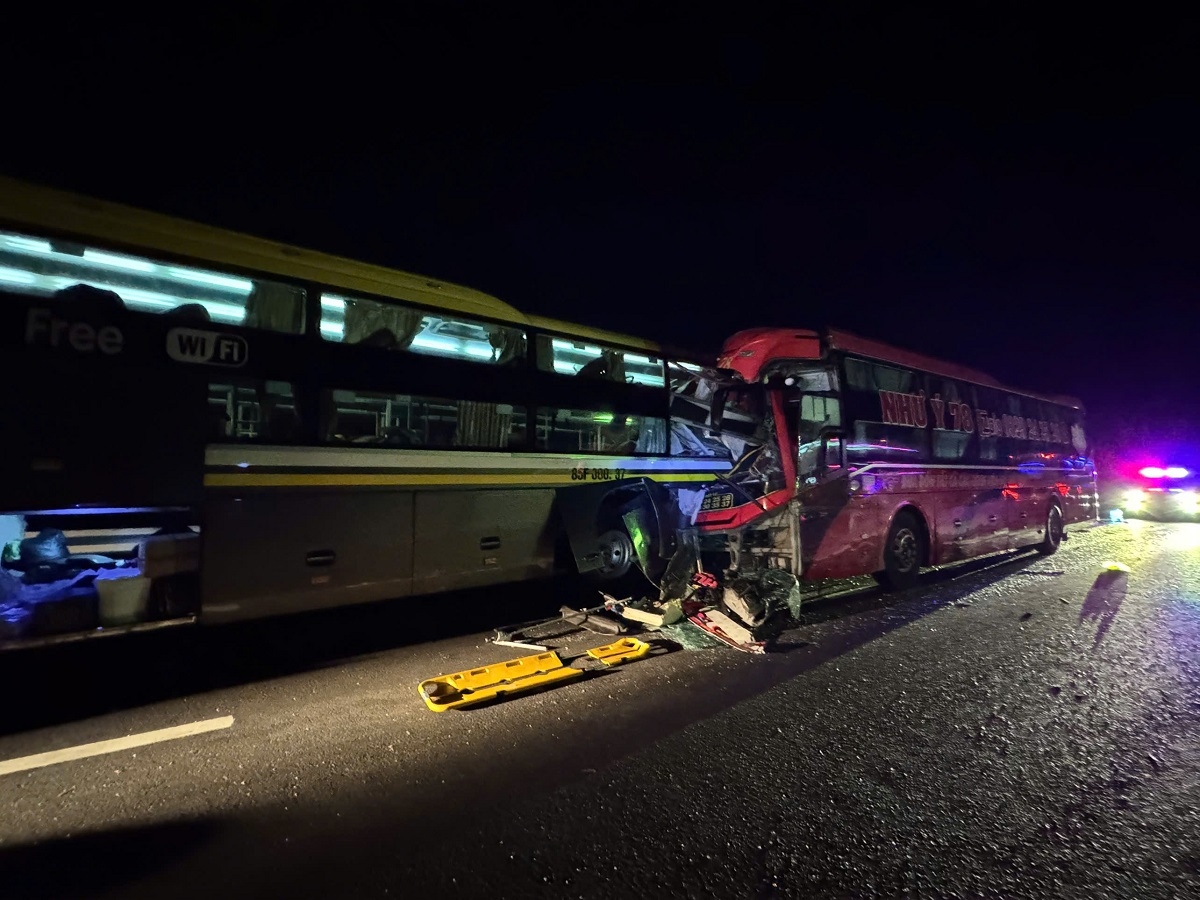 Hiện trường vụ tai nạn. Ảnh: B.H