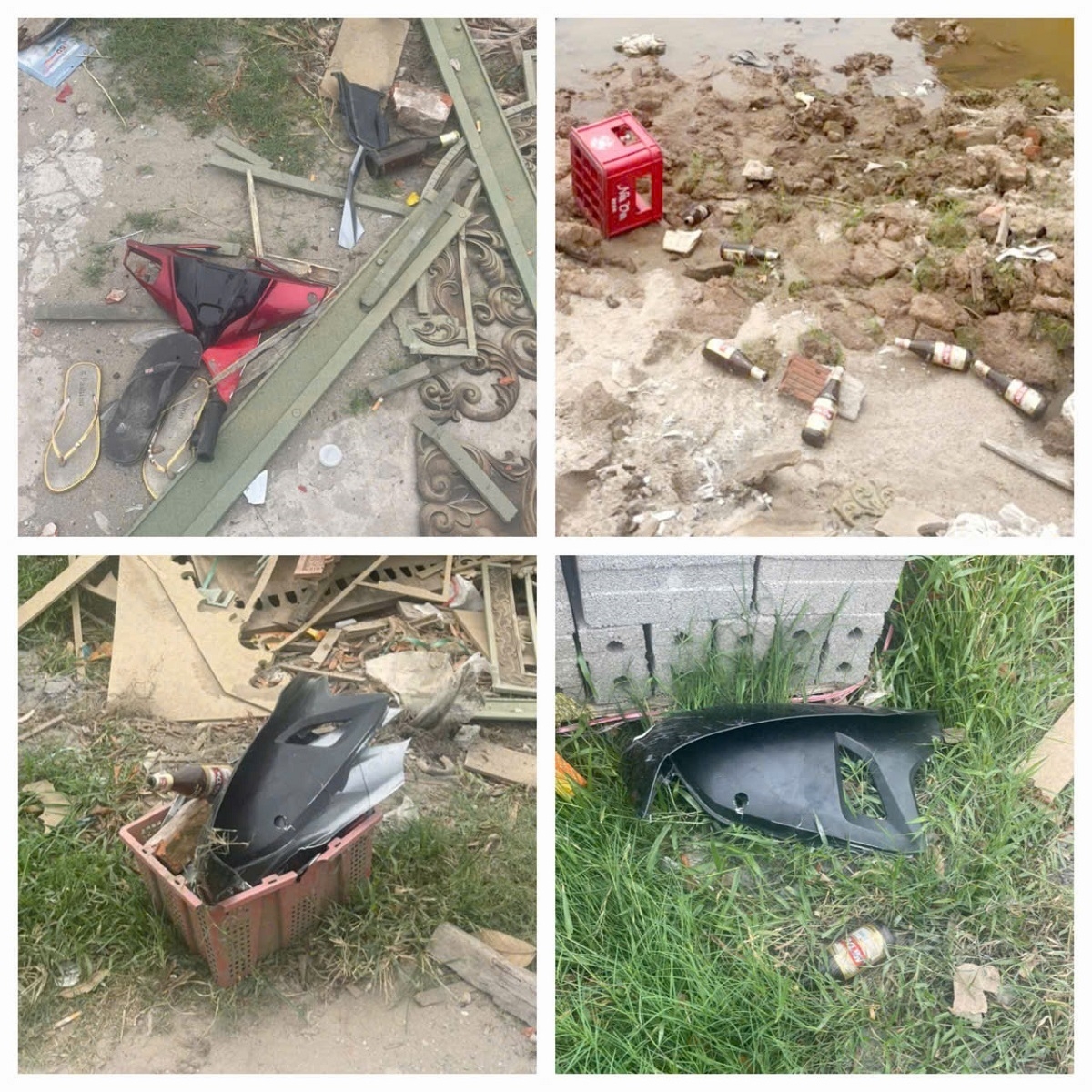 Hiện trường và tang vật vụ việc