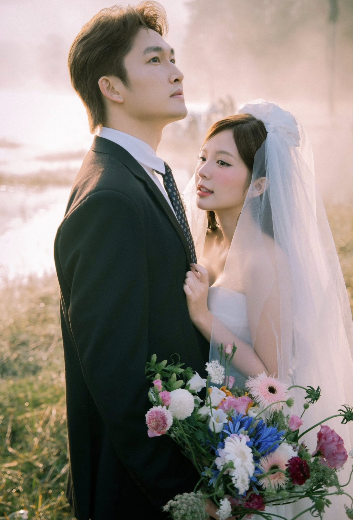 Ngọc Huyền sắp lên xe hoa cùng Đình Tú (Ảnh: FBNV)