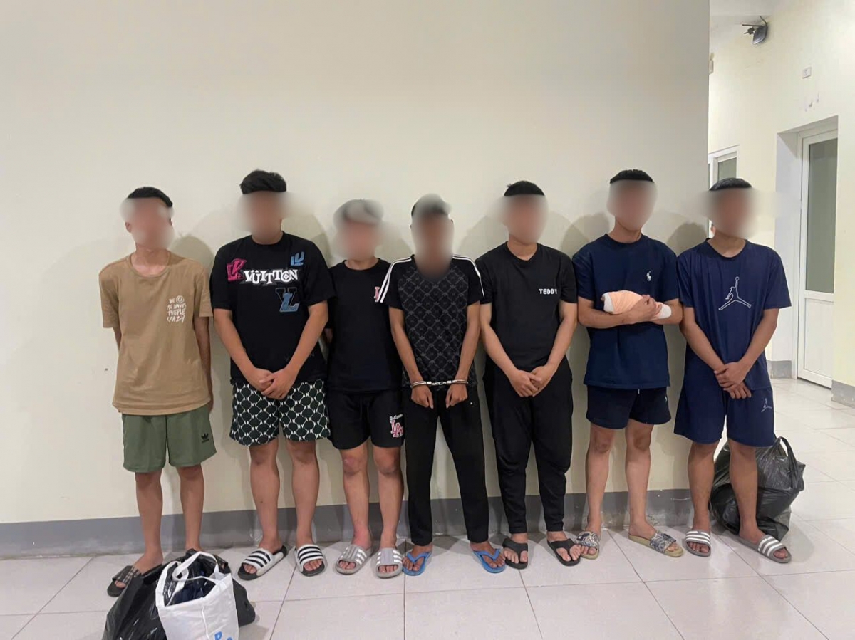 Bảy đối tượng bị bắt giữ.​​​​​​