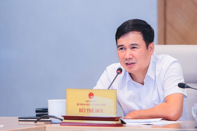 Thứ trưởng Bộ KH&amp;CN Bùi Thế Duy